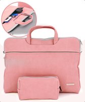 Gozyno-Laptoptas-Roze-14,1 inch-Universeel -Weerbestendig-Schoudertas-Aktetas