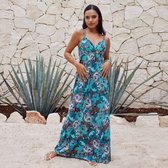 Chic by Lirette - Maxi jurk Positano - M - Turquoise