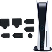 Chevilles anti-poussière en Siliconen PS5 - Set 7 pièces - Interface USB - Housse anti-poussière pour PS5 Cover Stopper Accessoires de vêtements pour bébé de console de jeu pour Playstation 5