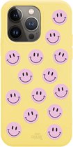 xoxo Wildhearts case voor iPhone 13 Pro - Smiley Colors Yellow - iPhone Color Case