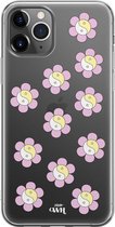 YinYang Flowers Pink - iPhone Transparant Case