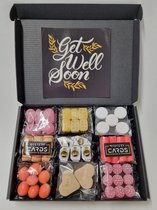 Oud Hollands Snoep Pakket | Box met 9 verschillende populaire ouderwets lekkere snoepsoorten en Mystery Card 'Thank You' met geheime boodschap | Verrassingsbox | Snoepbox