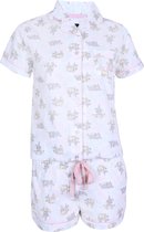 Crèmekleurige pyjama - DISNEY Stampertje / M