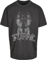 Urban Classics Heren Tshirt -L- Up Oversize Grijs