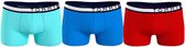 Tommy Hilfiger 3-pack boxershorts trunk aqua glow/hydrangea blue/halo