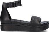 Shabbies 170020266 Sandalen - Dames - Zwart - Maat 37