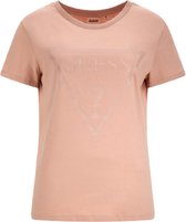 Guess Adele SS CN Tee Dames T-shirt - Oranje - Maat S