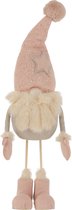 Kerstman | textiel | roze | 21.5x28x (h)61.5 cm