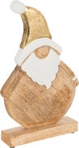 Kerstman | hout | naturel | 18x3x (h)30 cm