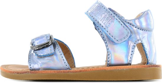 Shoesme blauw metallic sandalen