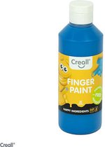 Creall vingerverf fles 250ml blauw Happy Ingredients