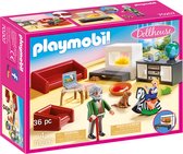 Playmobil Dollhouse Huiskamer met open haard