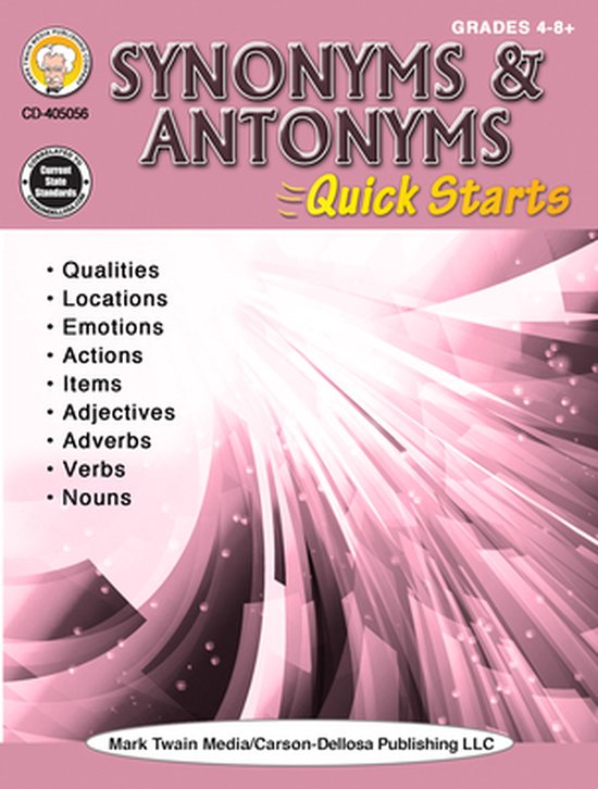 Synonyms & Antonyms Quick Starts Workbook, Grades 4 12