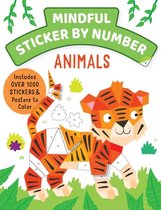 Mindful Sticker by Number- Mindful Sticker By Number: Animals