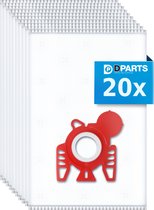 Dparts stofzuigerzakken geschikt voor Miele FJM - 20 stuks + 1 filter - mi30 stofzuigzakken - hyclean 3d efficiency - Complete C1, Compact C1, C2, S6000, S4000, S700, S500, S300i,