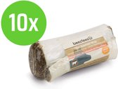 Beeztees Rawhide Wrap Rundsmaak 8-12 cm - hondensnack - 10 verpakkingen