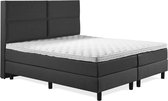 Boxspring Luxe 180x200 4 vlaks Antracite