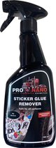 ProNano | Pro Nano Sticker Lijm Remover 750ml | Nano Technologie | verwijdert lijm, stickerresten, teer, asfalt, rubber en hars van bomen. ProNano Sticker Remover is PH Neutraal en