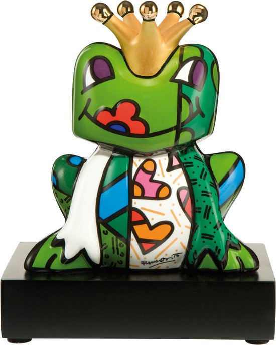 Goebel - Romero Britto | Decoratief beeld / figuur Prince 14 | Porselein - Pop Art - 14cm