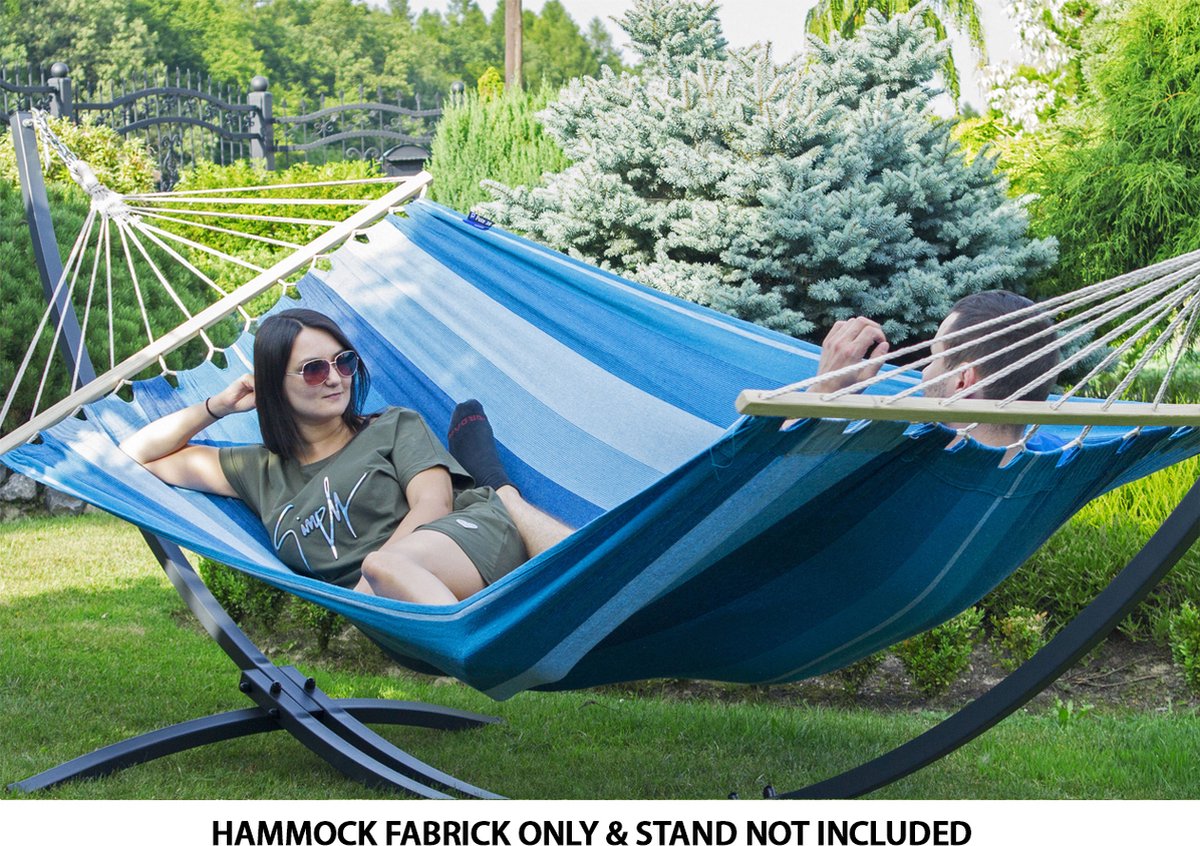Hangmat met franjes / ibiza style / macramé / beige / 90 x 200 cm / tuin / zomer