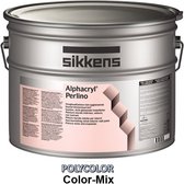 Sikkens Alphacryl Perlino - Afwasbare Fluweelachtige isolerende muurverf binnen - RAL 7032 Kiezelgrijs - 1 L