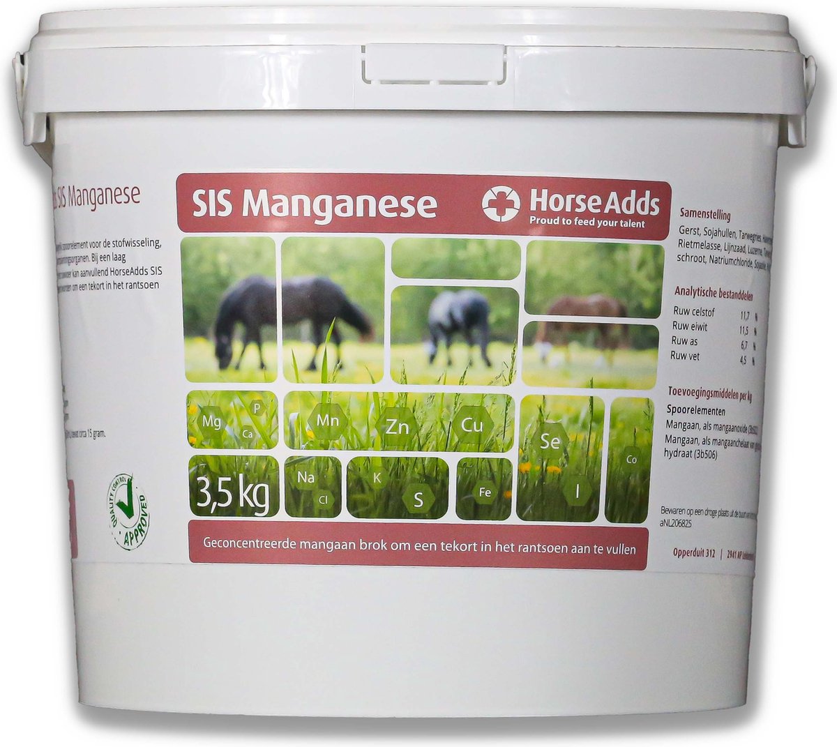 SIS Manganese 3 kg - Horse Adds Paardensupplementen