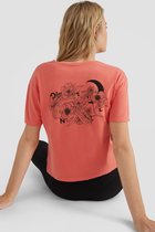 O'Neill T-Shirt Women SURFER GIRL T-SHIRT Sunrise Red Xs - Sunrise Red 100% Katoen Round Neck