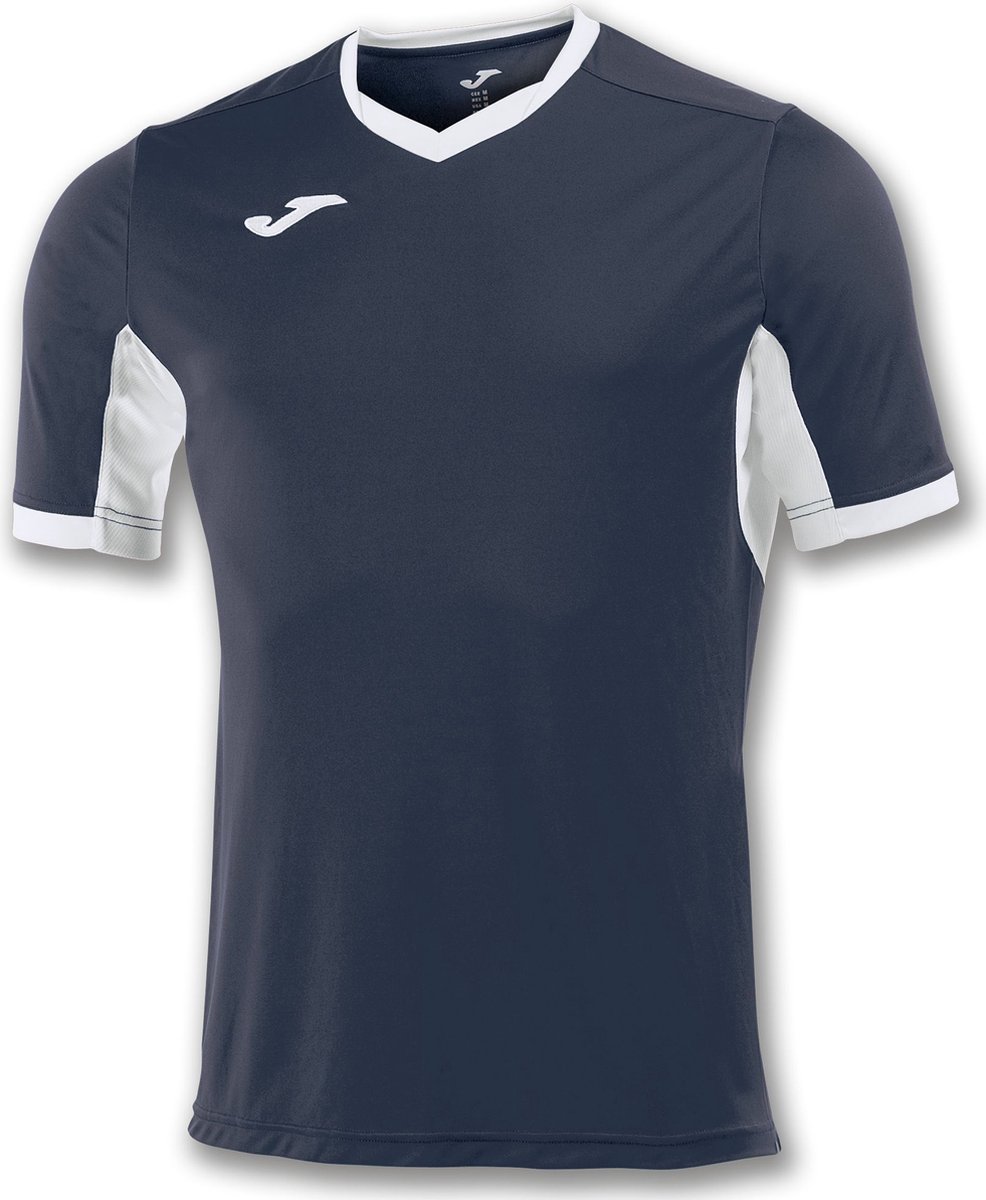Joma Champion IV Shirt Korte Mouw Heren - Marine / Wit | Maat: S