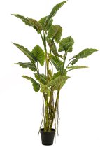 Kunstplant Colocasia boom met lianen 195 cm