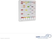 Kaartplanner 8-kolom 32 sleuven 60x53 cm