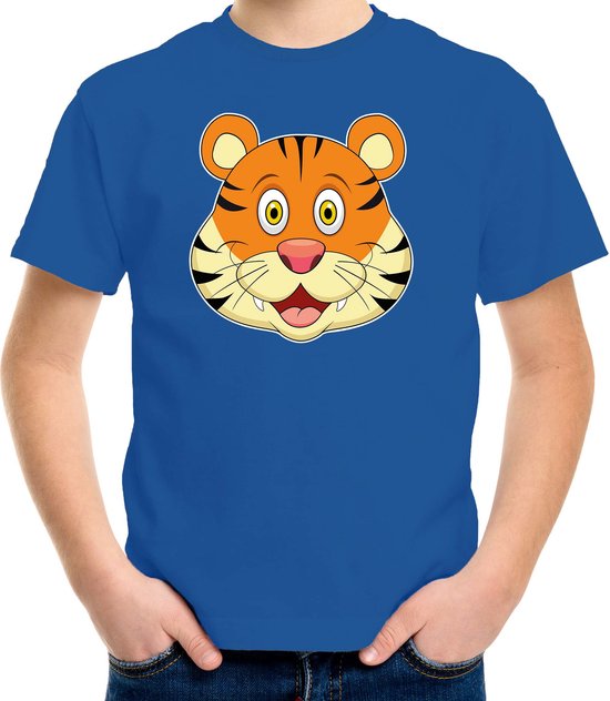 Cartoon tijger t-shirt voor jongens en meisjes - / dieren t-shirts... |
