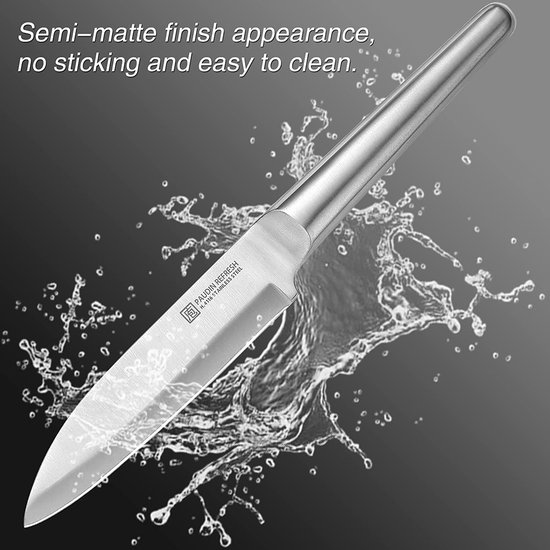 PAUDIN R4 Couteau de Chef Professionnel 12.5 cm - Couteau Japonais - Couteau de Chef - Extra Hygiénique