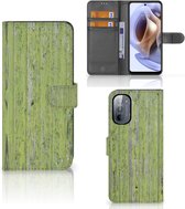 Portefeuille Book Case Motorola Moto G31 | Coque Téléphone G41 Wood Vert