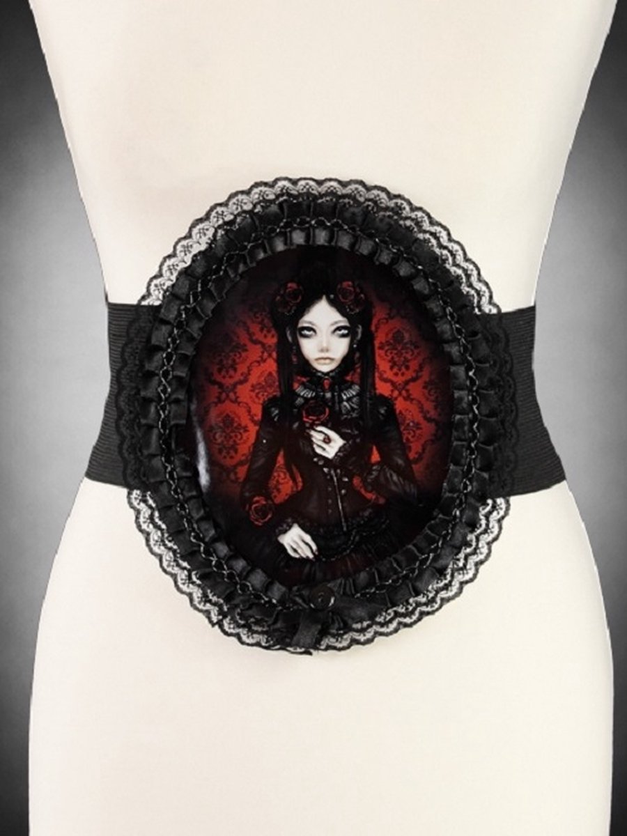 Red Doll Frame Waist Belt