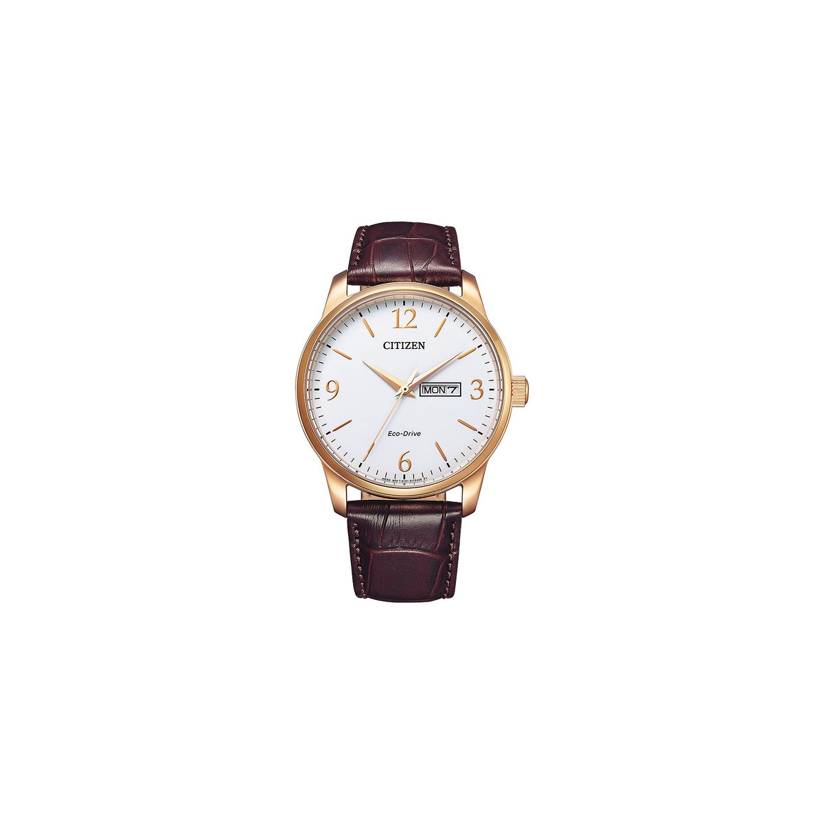 Citizen BM8553-16AE Horloge - Leer - Bruin - Ø 41 mm