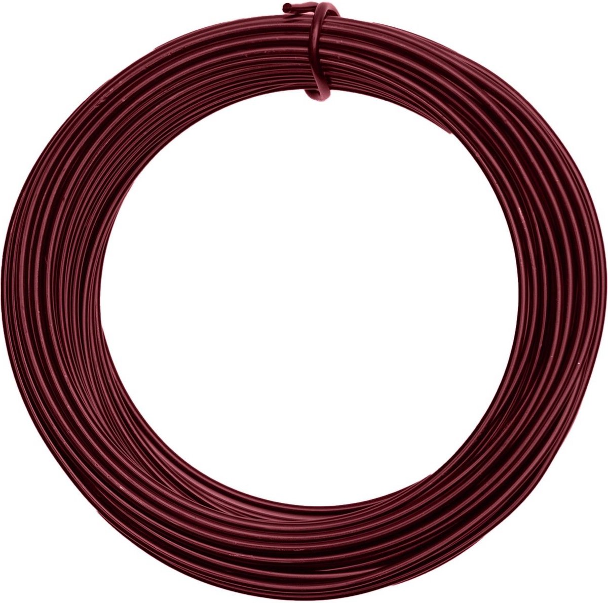 Vaessen Creative Aluminium Draad - 3mm - ±26m - 500g - Donkerrood