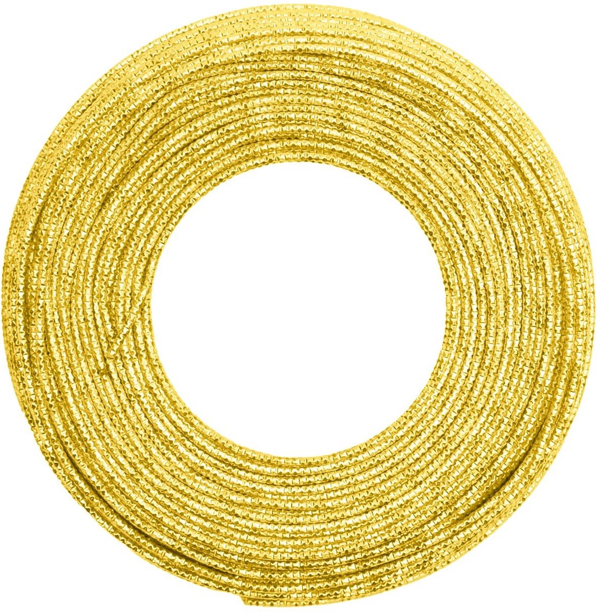 Vaessen Creative Aluminium Draad - "Hammer"- 2mm - ±60m - 500g - Zonnig geel