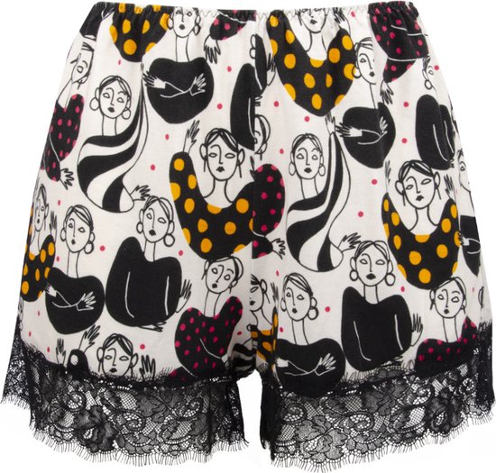 Legging D'intérieur Fantaisie En Viscose Lise Charmel - Taille 38/40, Noir Et Blanc, Neuf Avec étiquettes