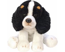 Suki Gifts Knuffel hond - Cavalier King Charles Spaniel - 13 cm - pluche - knuffeldier - hondenknuffel - knuffelhond - speelgoed