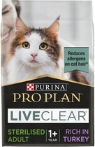 Bol.com Pro Plan LiveClear Sterilised Adult - Kattenvoer Droogvoer - Kalkoen - 7kg aanbieding