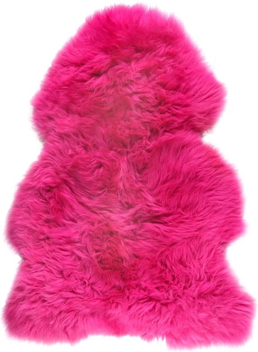 Sheep Schapenvacht Knal Roze Vloerkleed van 100% Echte Schapenvachten