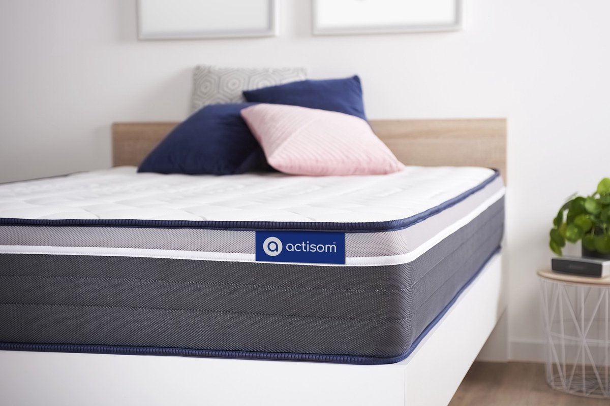 Actilatex plus matras 90x220cm , Latex en traagschuim , Zeer stevig, 7 comfortzones