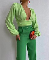 Bodysuit - groen - vrouwen