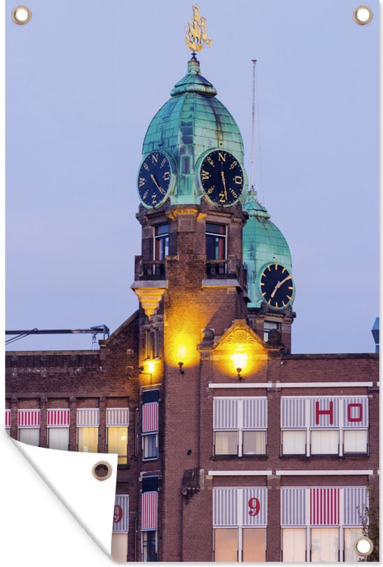 Tour de l horloge avec une girouette a Rotterdam 120x180 cm XXL Groot format bol