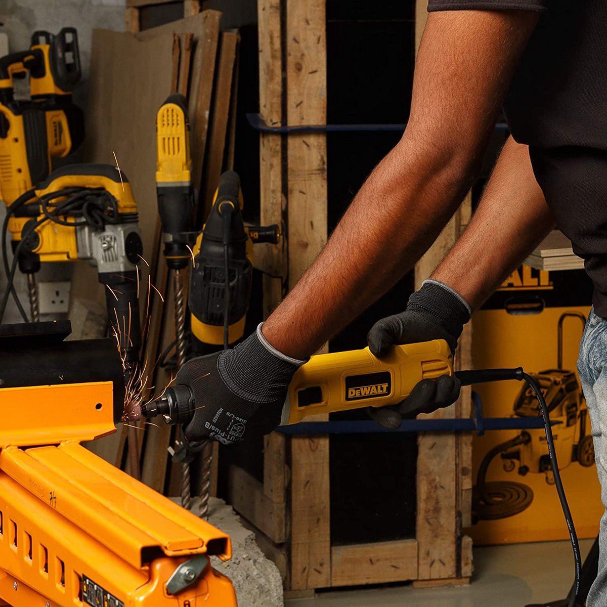 DeWalt DWE4884-QS Rechte slijper 450W thumbnail 4