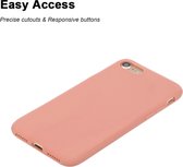 Mobigear Hoesje geschikt voor Apple iPhone SE (2022) Telefoonhoesje Flexibel TPU | Mobigear Color Backcover | iPhone SE (2022) Case | Back Cover - Oranje