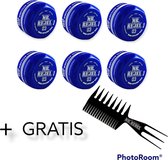 Bol.com Haar Mannan Wax - Haar Wax - Haar Kamen - Haar Styling Kamen - Haar Gel - Hair Wax - MR>REBEL Hair Styling Wax 03 Blue {... aanbieding