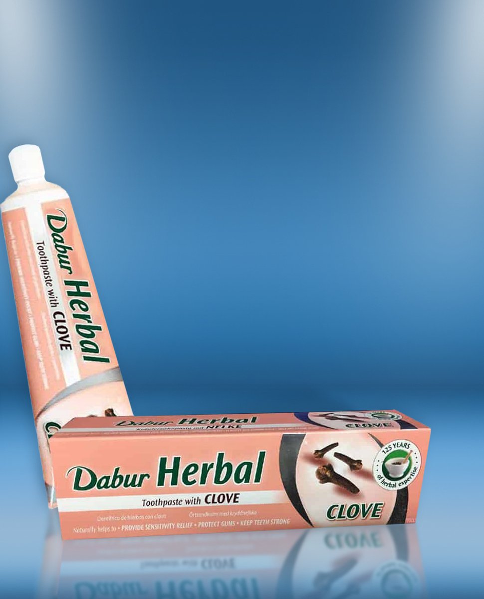 Ayurvedische tandpasta Clove 6 x 100 ml - Kruidnageltandpasta – Dabur