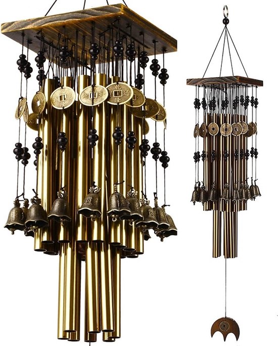 Carillon à Vent de Jardin, Carillons éoliens, Carillons de Vent pour  extérieur, Bells Carillon éolien Cloches, ，