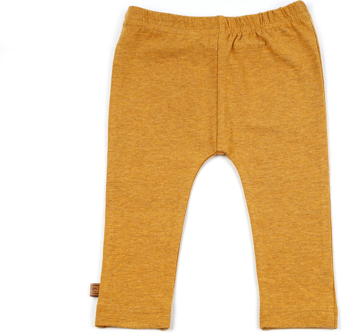 Frogs and Dogs - Legging Ocher Melange - Okergeel - Maat 50 - Meisjes